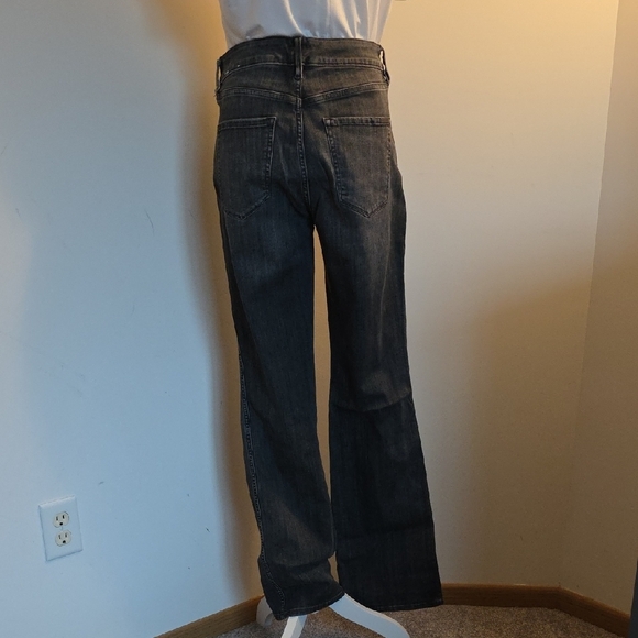 White House Black Market Dark Wash Flare Jeans - Picture 4 of 5